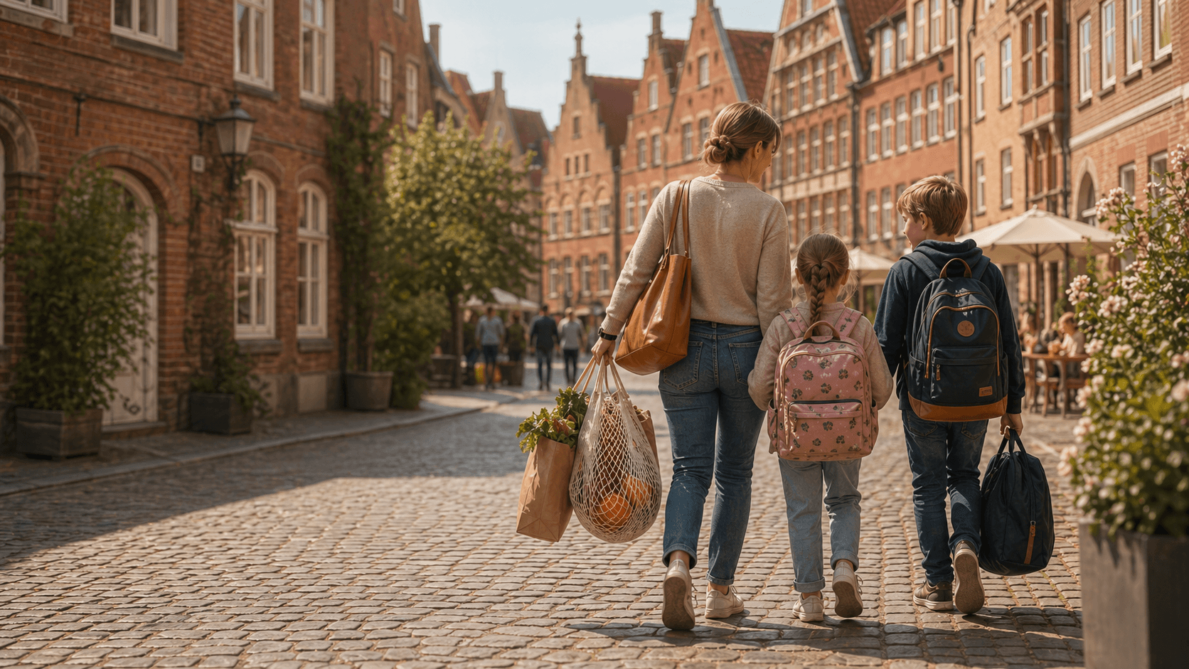 Mutter mit Kindern in Lüneburg